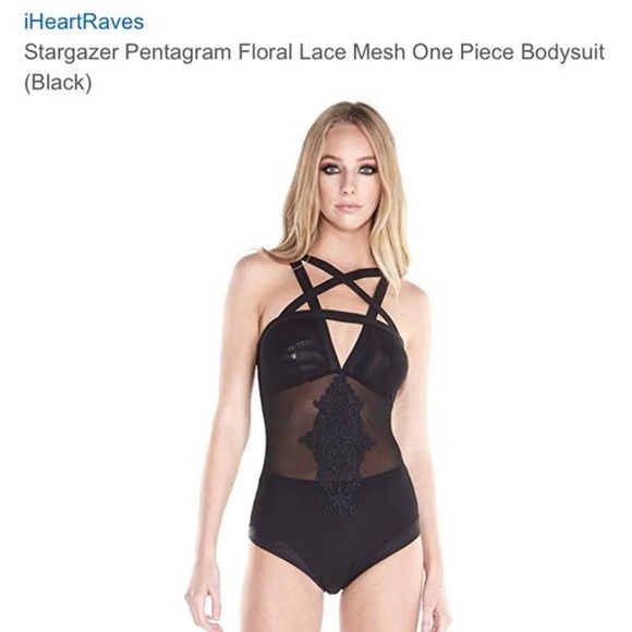 pentagram bodysuit
